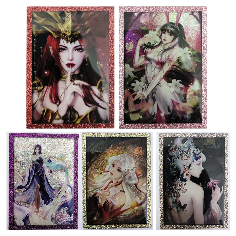 

Anime Goddess Story HI card Glazed cards Ancient style comic series Beautiful characters Game Collection Birthday Christmas gift