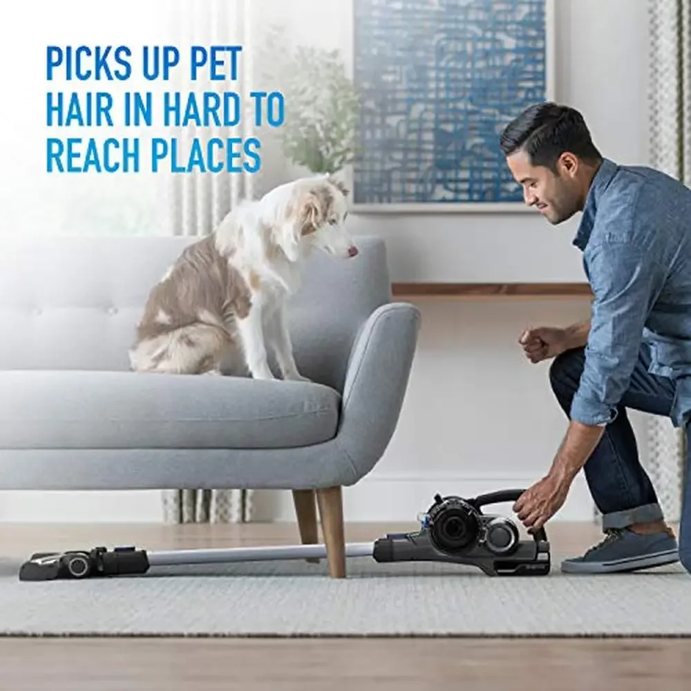 เครื่องดูดฝุ่นแบบด้ามไร้สายใบมีด ONEPWR พร้อมแบตเตอรี่เสริมน้ําหนักเบา BH53310E Disk Filter รวมแปรง Bagless Silver