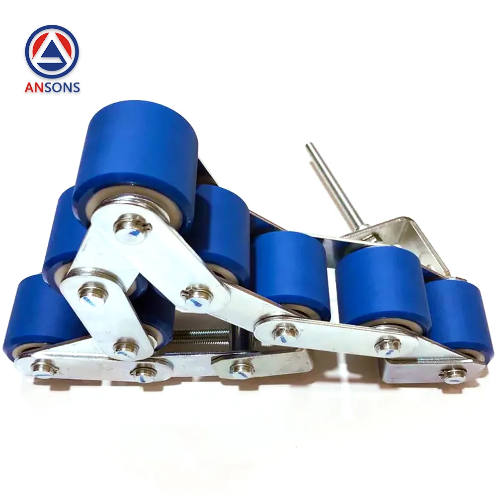 KM5130070G01 KM5130070G11 60*55 mm KONE Escalator Handrail Support Chain Pressure Chain With Roller Ansons Escalator Spare Parts