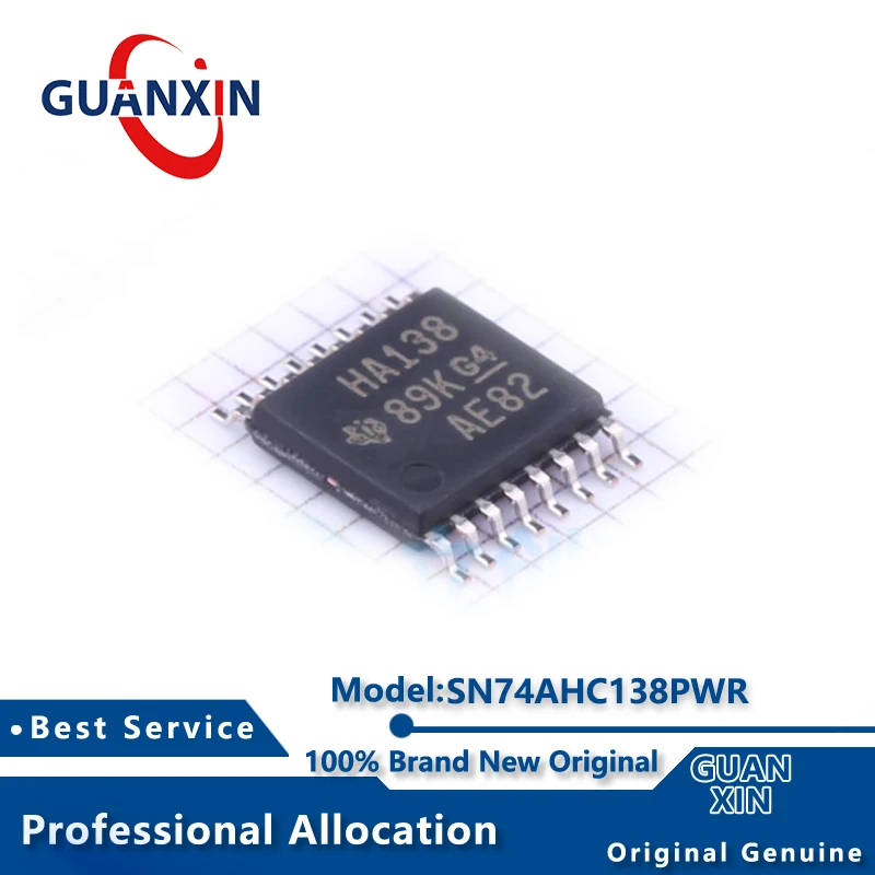 

100% New SN74AHC138PWR TSSOP-16 Marking HA138 SN74AHC138