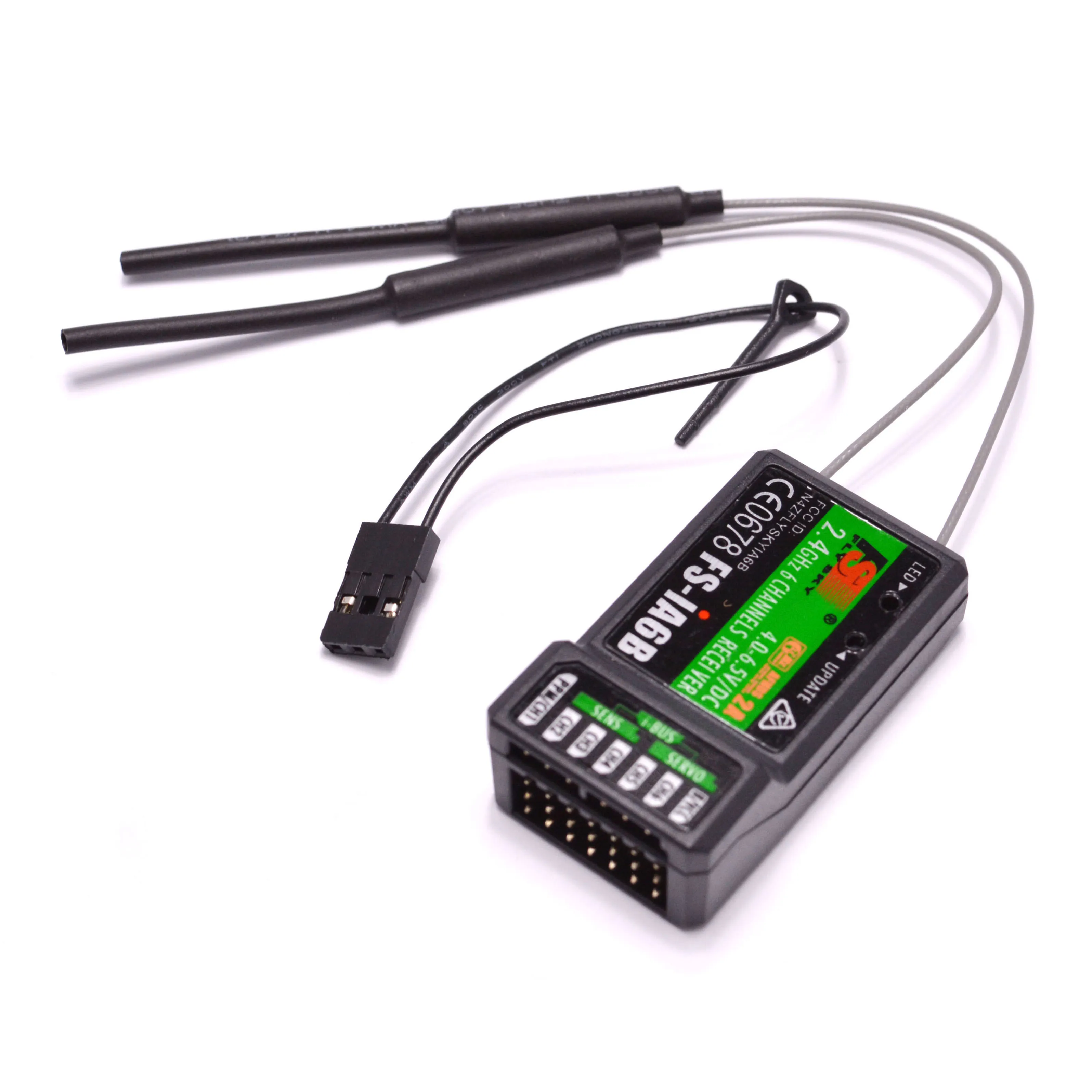 Flysky 2.4G 6CH FS-iA6B iA6B Receiver PPM Output With iBus Port Compatible with FS-i4 FS-i6 FS-i10 Transmitter