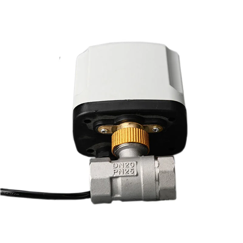 Imagem -03 - Motorizado Ball Valve Aço Inoxidável Ip65 Impermeável 3-wire Controle Latão Válvula de Esfera Elétrica 220v 12v 24v em em Dentro Dentro Aço Inoxidável