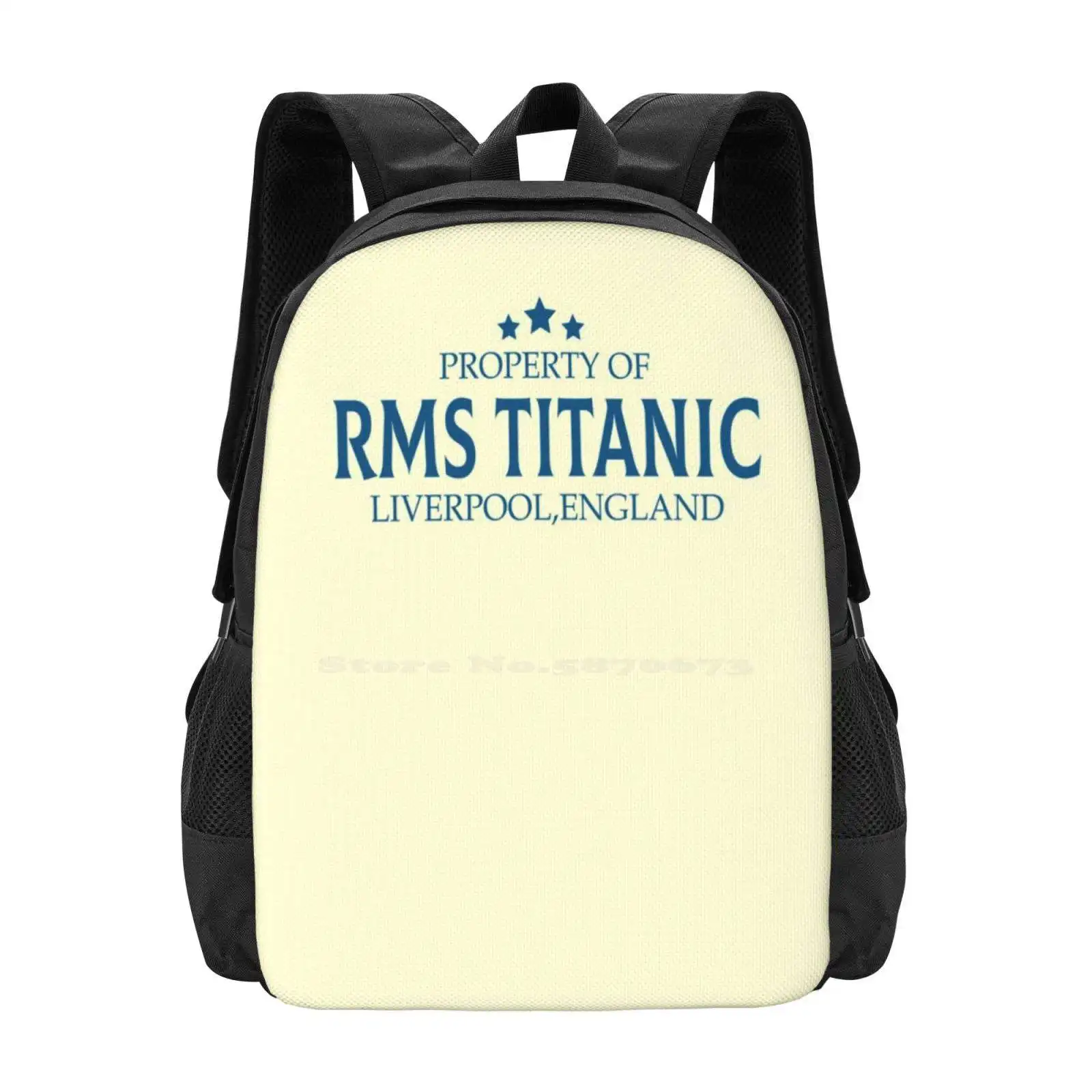 Rms Titanic Property Vintage Cruise Sinking Ship, Ocean Atlantic, mochila de moda, bolsas, barco Titanic, tragamonedas, gran oferta