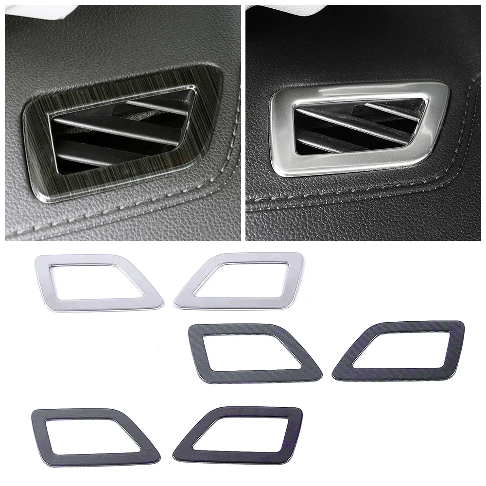 Interior Accessories For Haval Jolion 2021 2022 Car Dashboard Air Conditioner AC Outlet Vent Frame Ring Trim Decorator Sticker