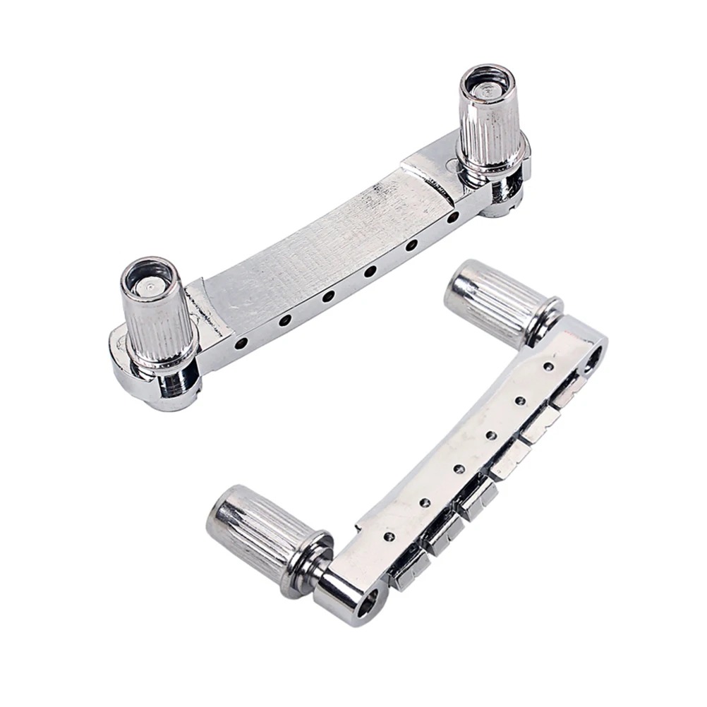 

Chrome Guitar Saddles Smooth Working Metal Replacement Acoustic Guitar Bridge Parts Electric Acoustic Accessories TOM