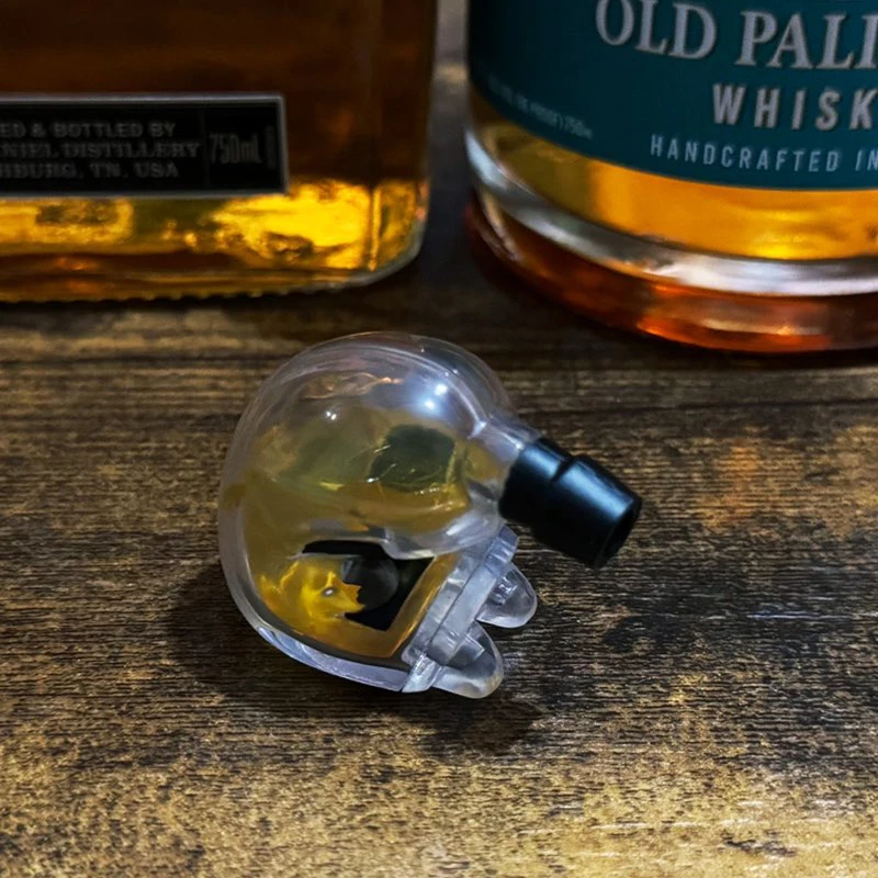 متوفر في المخزون كواليا كبسولة اللعب الإبداعية في حالة سكر زجاجة النبيذ نصيحة الزجاج مصغرة التميمة الشكل مرت مكتب السيارة الحلي #4