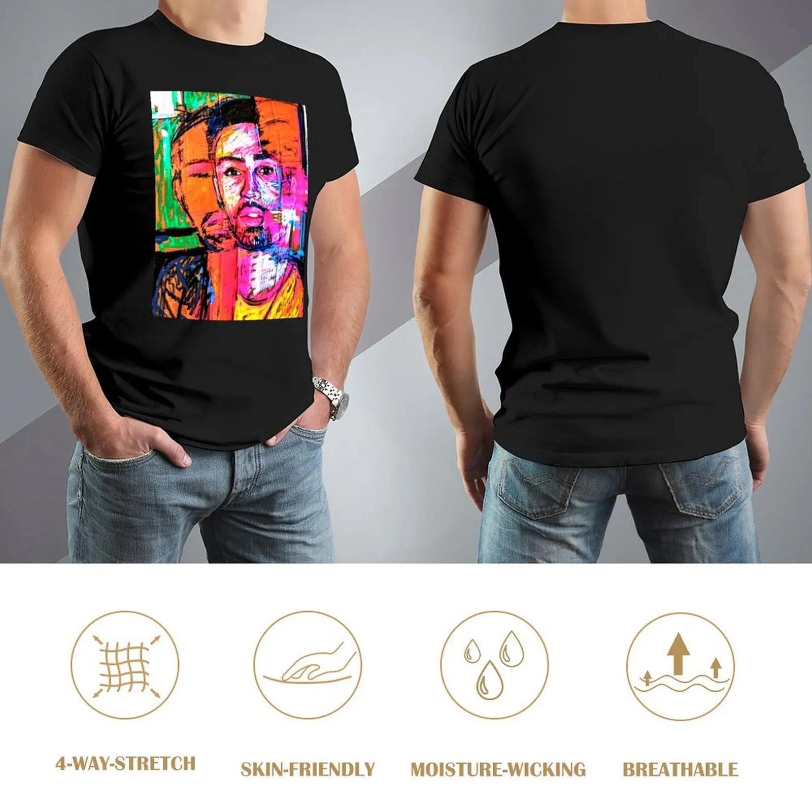 MAX Portrait Painting by @Art.By.JRL on IG T-Shirt oversized tops anime figures mens tall t shirts