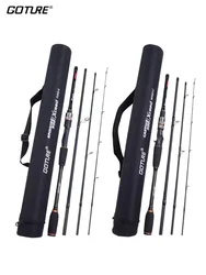 Goture 1.98-3.6m Carbon Fiber Xceed Spinning Fishing Rod 4 Sections MH/M Power Spinning Lure Rods Fishing Gear for Carp Fishing