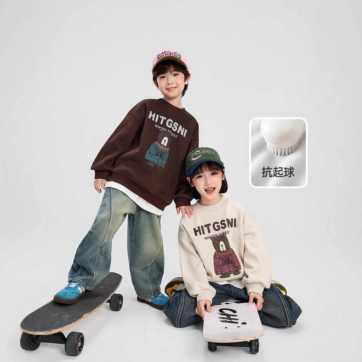 

Kids Baby Girl Sweatshirt New Winter Thick Warm Cartoon Printed Toddler Girls Tops Sweatshirt Round Neck Infant Girls Sweatshirt