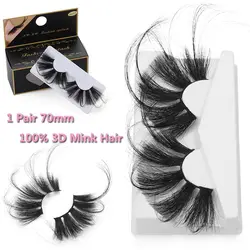 100% 3D Mink Hair False Eyelashes Very Long Eyelashes Lash Extension False Eyelashes Criss-cross Eyelashes Eye Makeup Tools