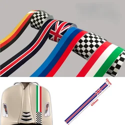 Adesivo moto Italia Bandiera Caso Decalcomanie Bandiera tedesca britannica Decal per Vespa GTS GTV LX LXV SPRINT 50 125 150 200 250 300 300ie