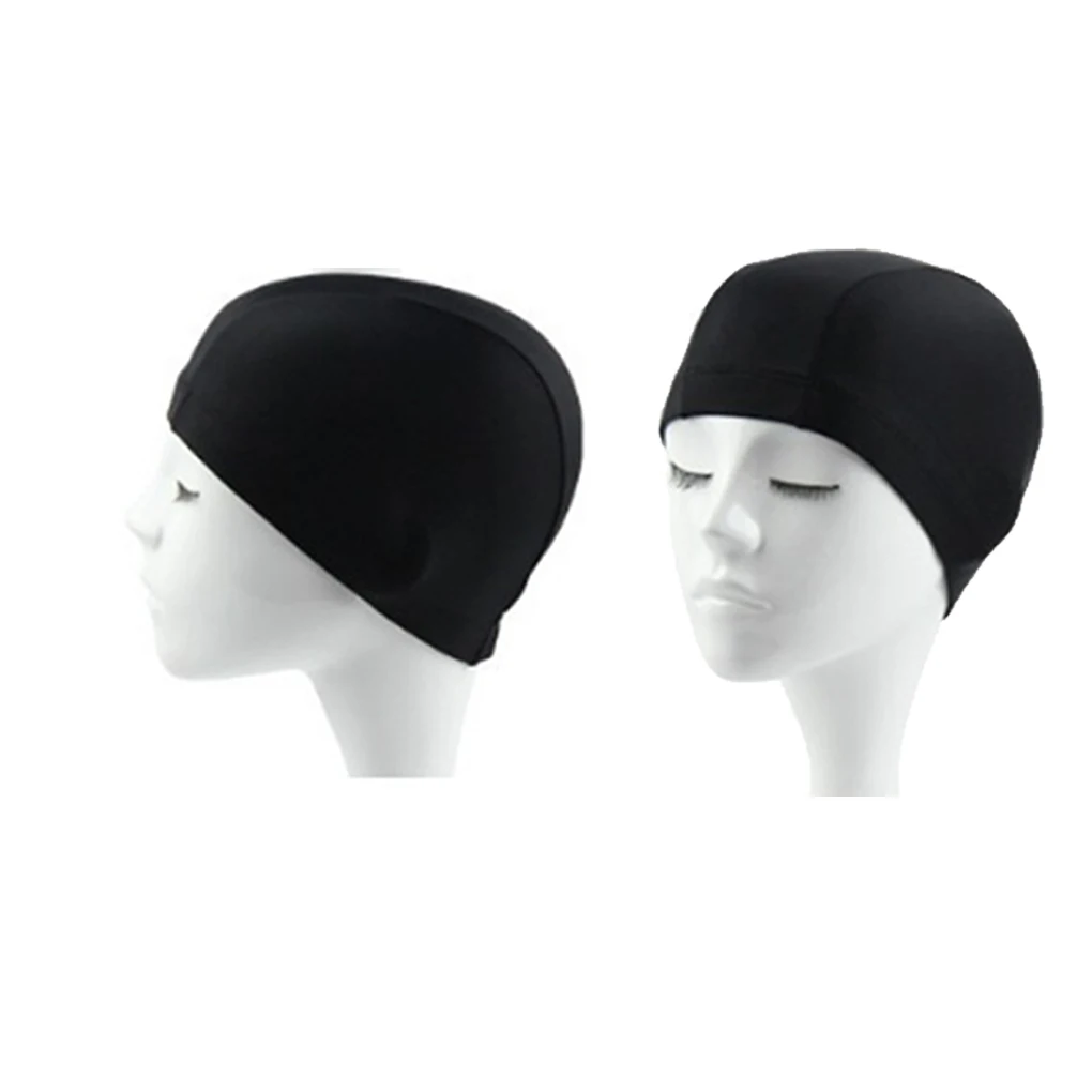 Swimming Cap Solid Color Portable Bathing Hats  Leakage-proof Wetsuits