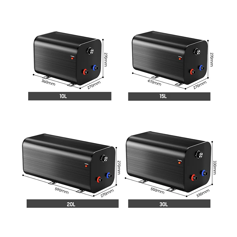 Wholesale Factory 10L-30L 12 Volt RV Storage Geyser Tank Electric Hot Water Heaters For Outdoor And Household Use view 2