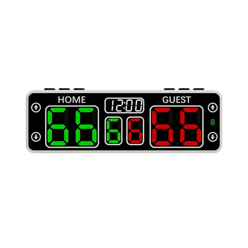 

YTYIN YIZHI V30 Series Touchable Ball Sports Scoreboard Portable Rechargeable Multi-scene Timing Score Keeper LED Digital Scoreb