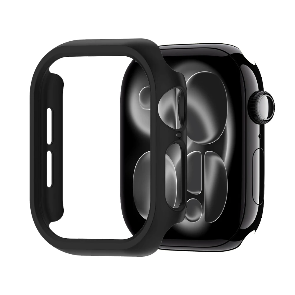 Hollow Cover For Apple Watch Case Series 11 10 46mm 42mm Accessories Smartwatch Protector Hard PC Bumper iWatch 11 Protective