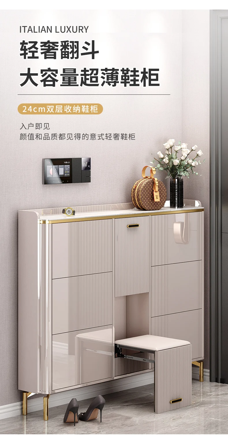Entrance Hall Shoe Rack Box Stand Cupboard Holder Space Saving Shoe Cabinet Desk Display Shelf Porta Zapatos Home Furniture