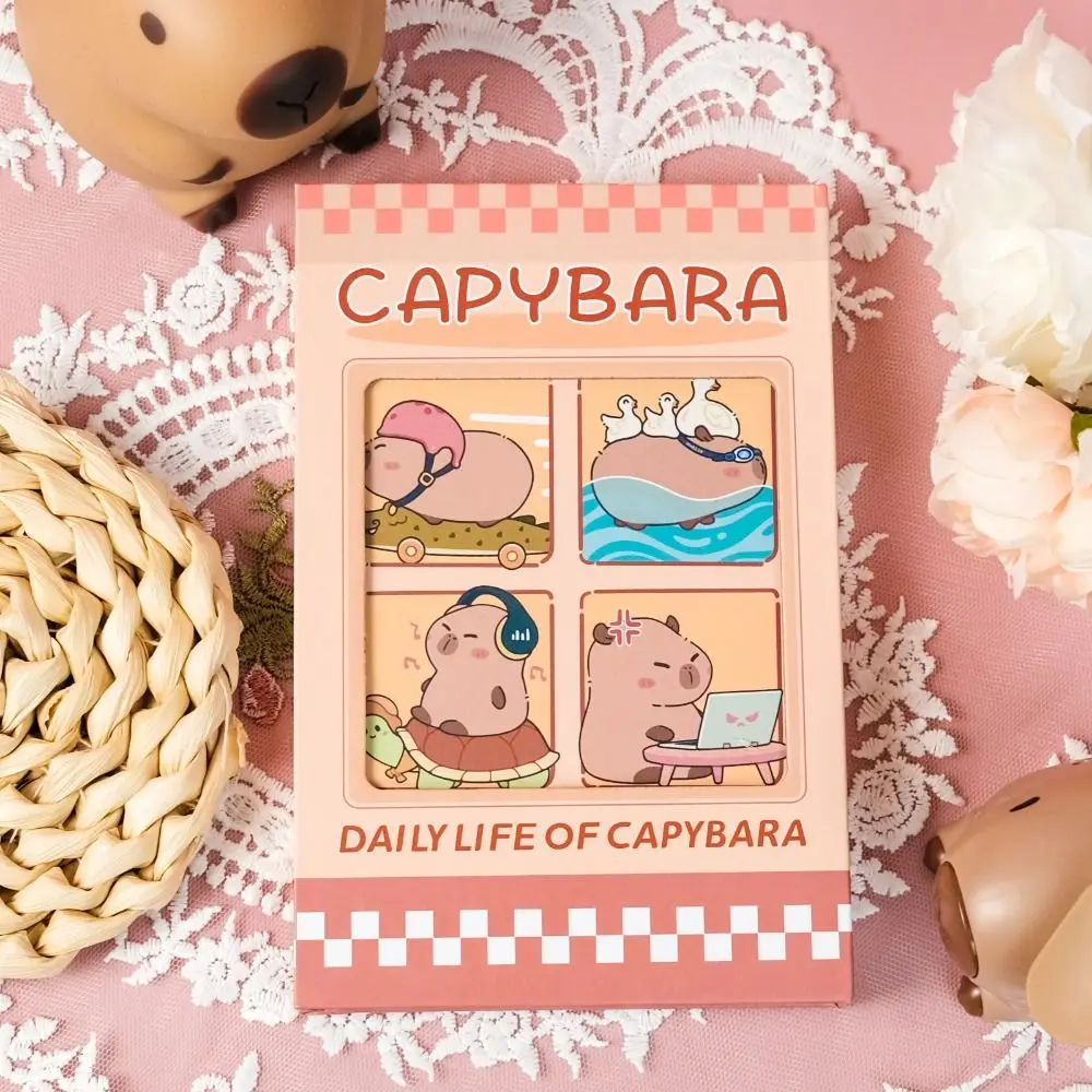 Gift Hand Ledger Capybara Notebook Stationery Exquisite Diary Book Cartoon Hardcover Notepad Student