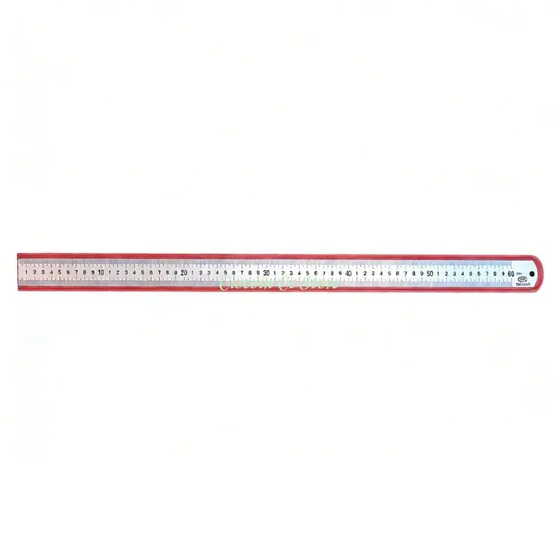 X90F 304 Stainless Steel Ruler Nonslip Measuring Tool With Clear Easy To Read Scale For Technical Drawing And Crafts