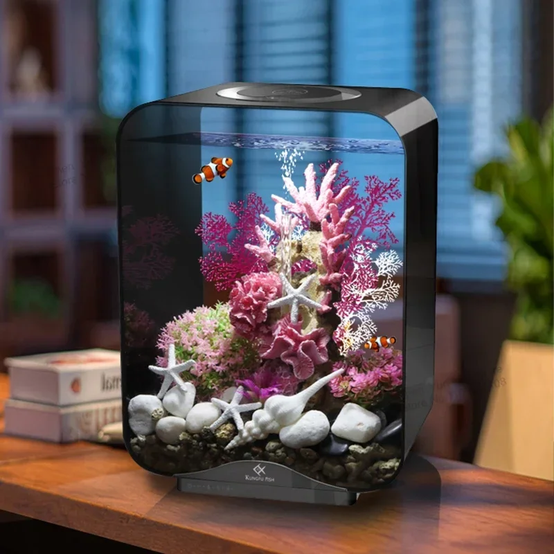 

Landscaping Glass Fish Tank Ecology Filtration Aquatic Pet Supplies Loop Decoration Fish Tank Filtration Aquarium Pour Aquarium