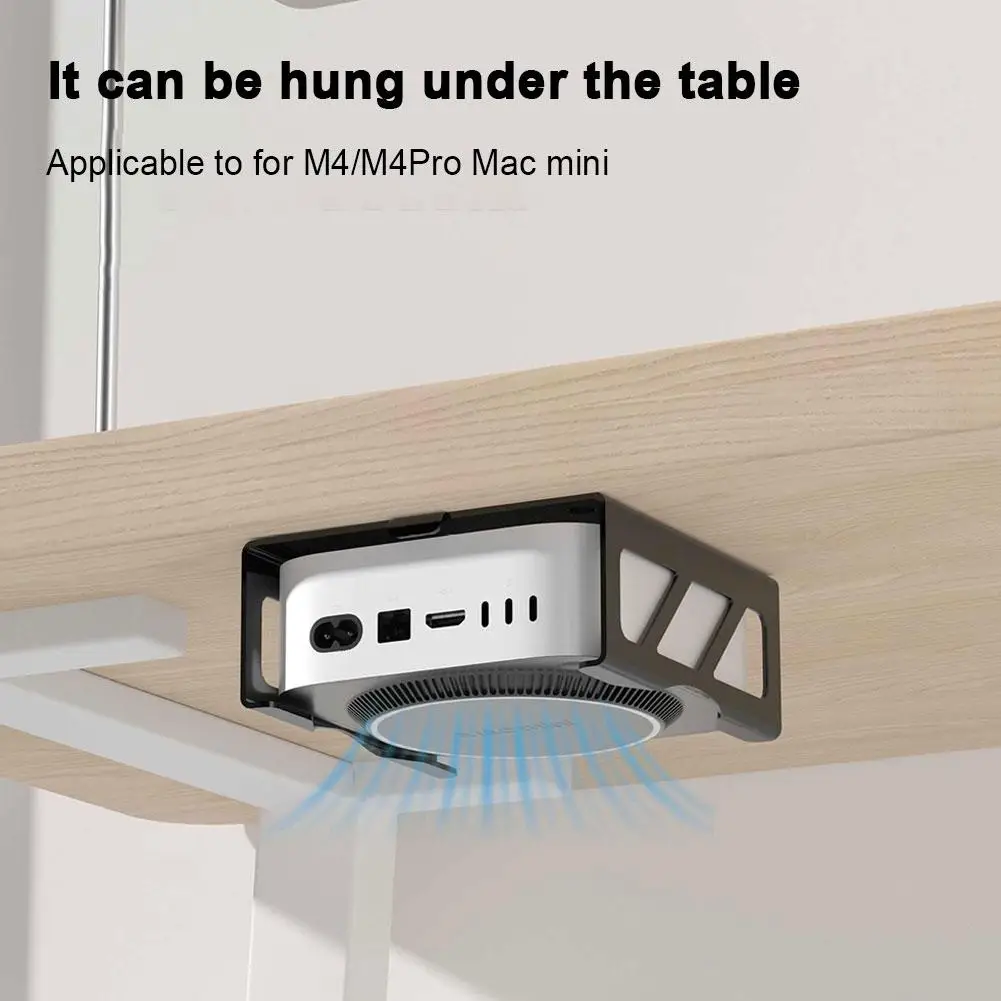 NEW For Mac Mini M4/M4 Pro 2024 Metal Display Mount Bracket Standard 95*95mm Hole Display For With Screws DIY Stand Holder V6M2