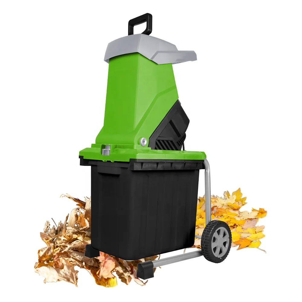 For Vertak 2500W electric automatic shredder for sale easy to clean up garden waste shredder for home