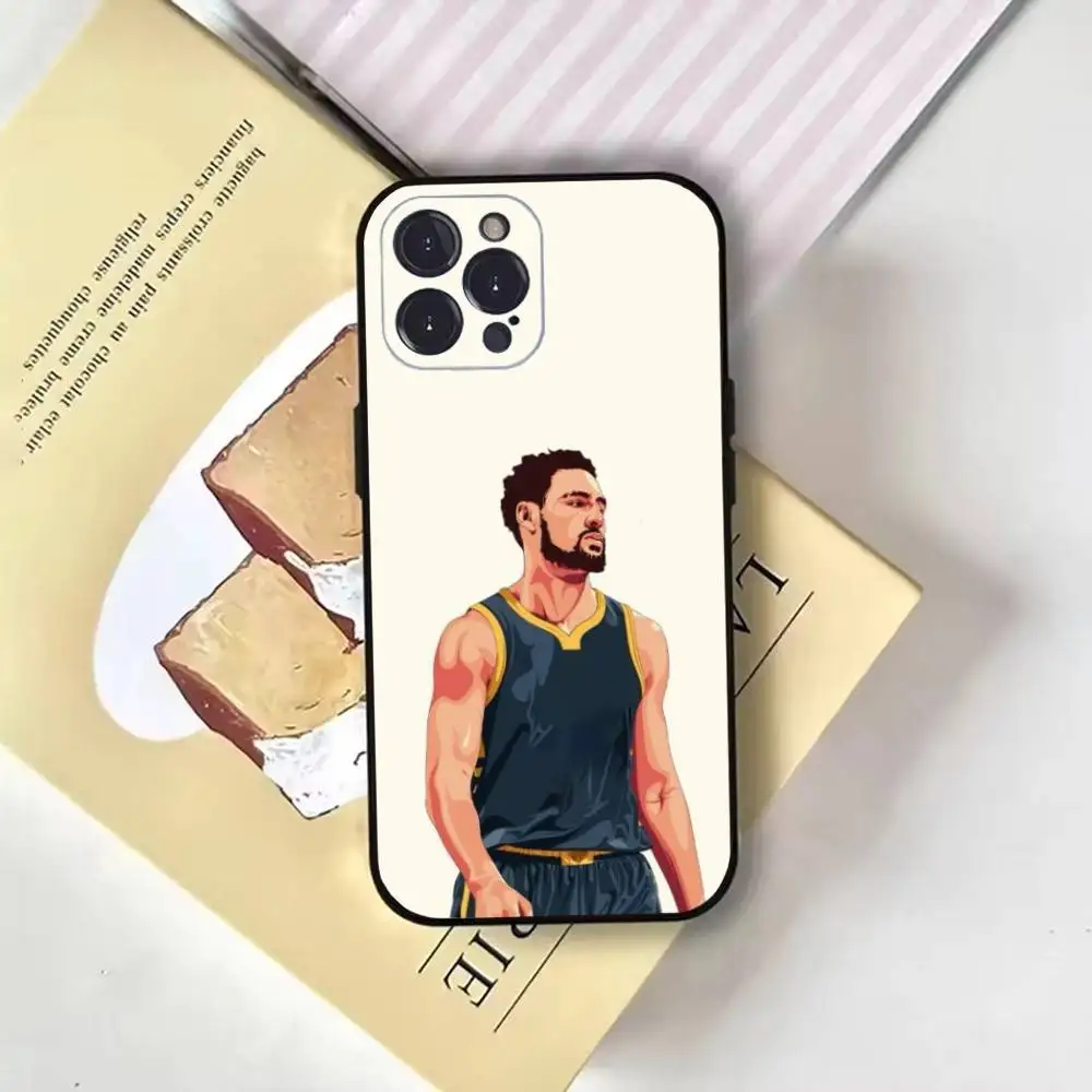 حافظة هاتف Luka Doncic لكرة السلة لهاتف iPhone16,15,14,13,12,11 Plus,Pro Max,XS,X,XR,SE,Mini,8,7,Soft Black Cover