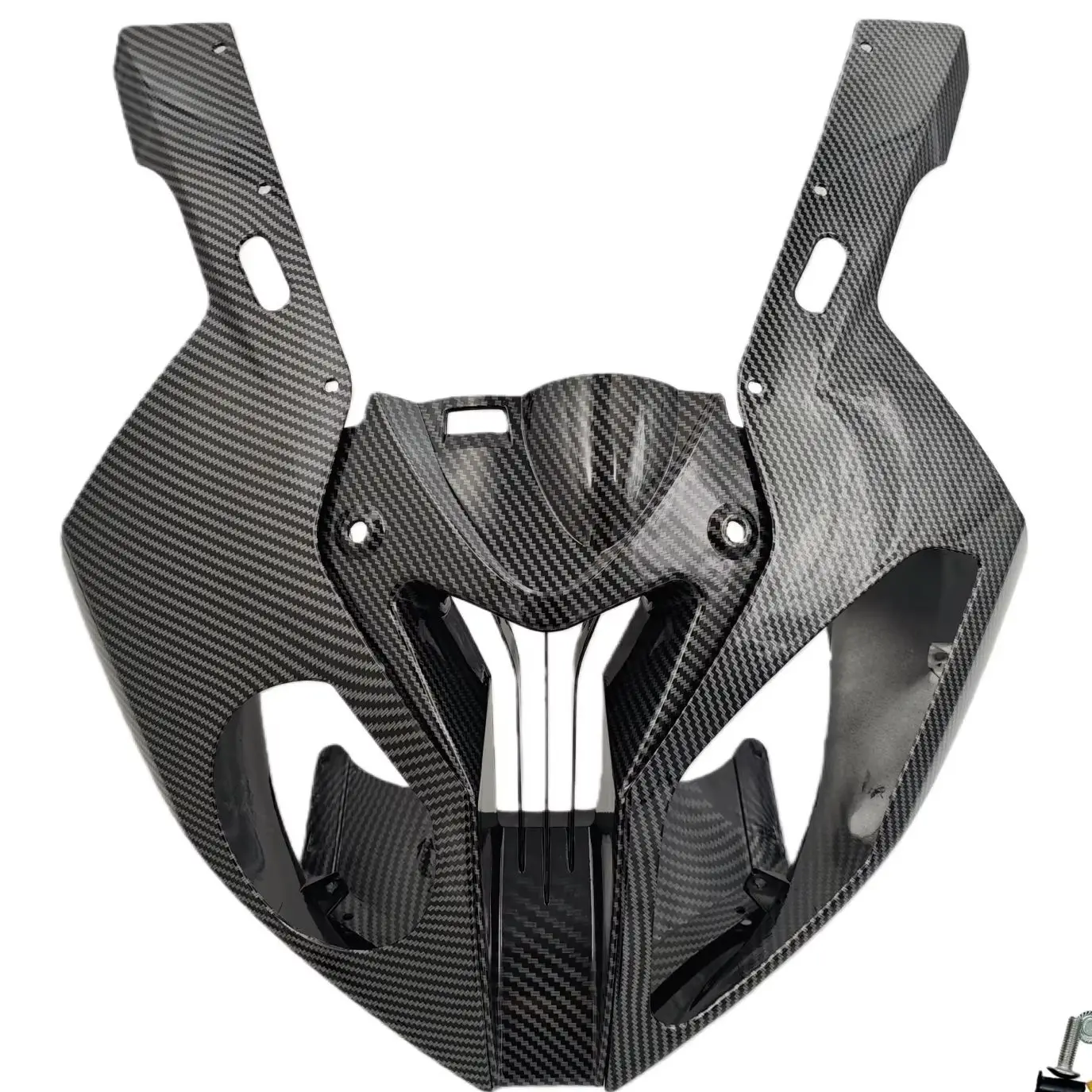 For BMW S1000RR 2009-2014 Front Air Intake Ram Headlight Fairing Carbon Fiber