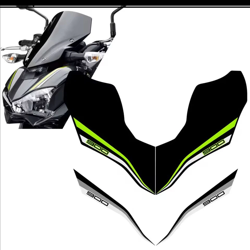 For Kawasaki Z900   Motorcycle  Front Fairing Fender Stickers Decals Decorate Z 900 2015 2016 2017 2018 2019 2020 2021