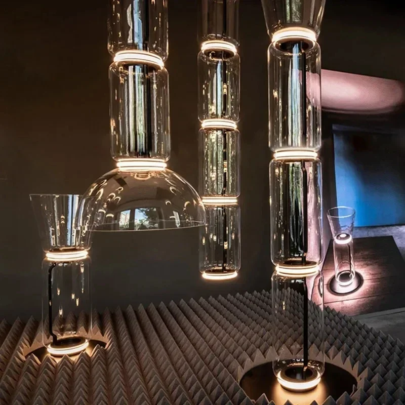 Nordic Home Design Lighting Fixture Glass Shade Led Minimalist Pendant Lamps Black Decor For Living Table Dining Room Chandelier