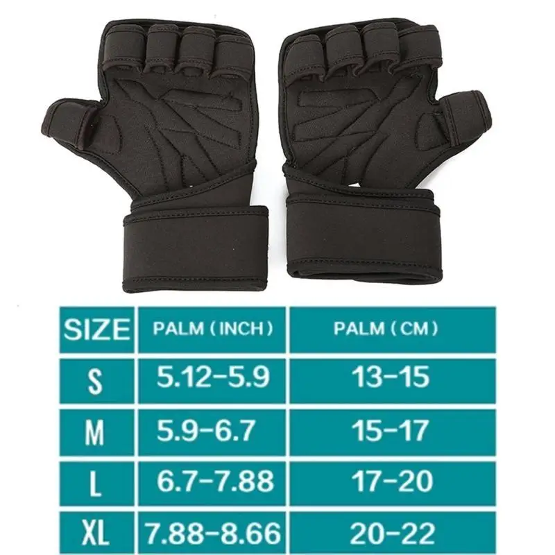652F قفازات رياضية قفازات للتمرين مع دعم المعصم وقفازات رفع الأثقال للصالة الرياضية #6