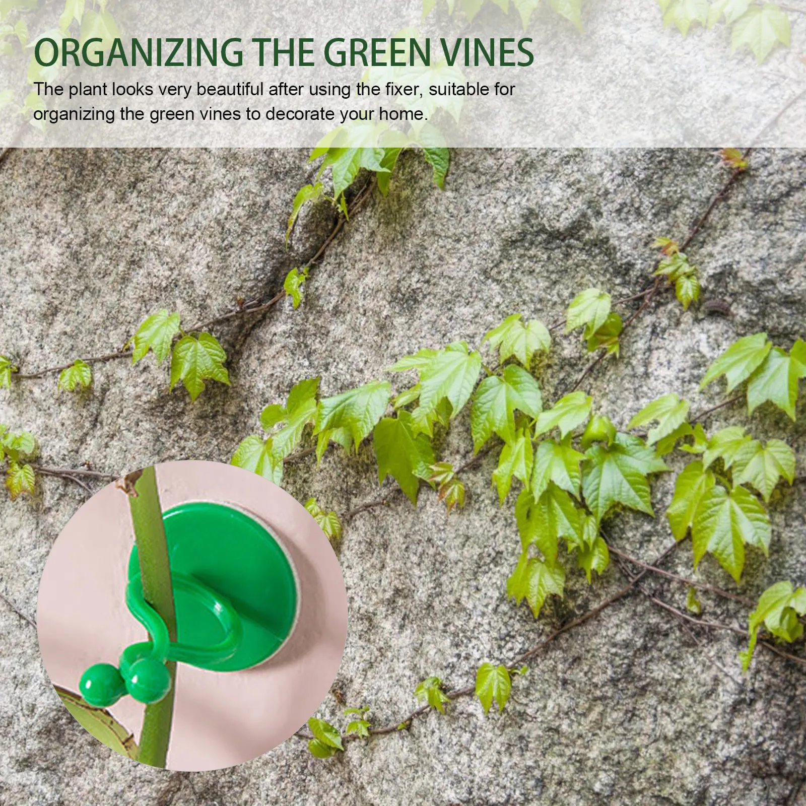 

50 Pcs Large Plant Fixing Clips Vines Holder Vines Holder Wall Climbing Vine Fixer ABS Garden Tools Wire Organizer