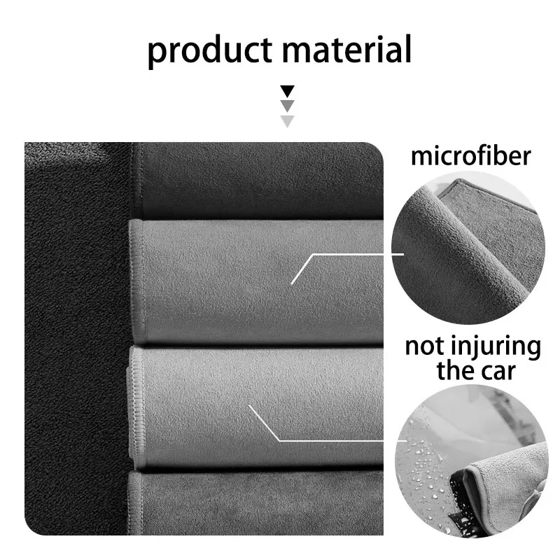 Microfiber Cleaning Car Towel Clean Rags Accessories for Jeep Gladiator Grand Cherokee Compass Accessory Renegade Wrangler JL