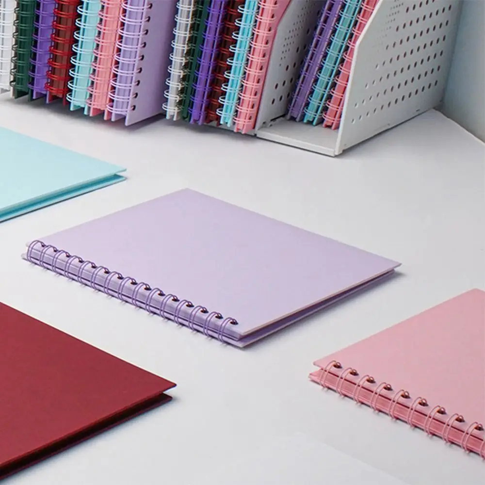 DIY Handmade Kraft Paper Scrapbook Graffiti Simple Photo Album Multifunction Creative Card Book Family