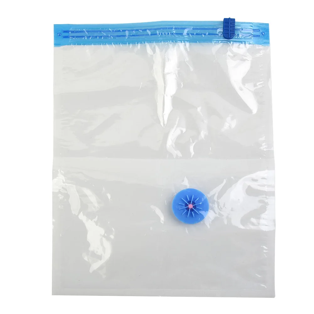 Transparent Vacuum Bag Folding Compressed Space Saving Clothes Storage Vacuum Storage Bag Household 1 Pcs