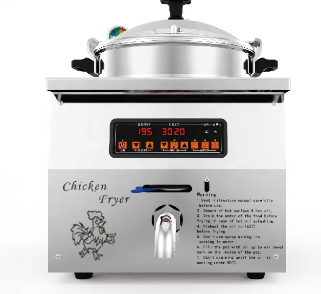 

Factory Direct Large-capacity Countertop Multi-function Fried Chicken Pressure Fryer