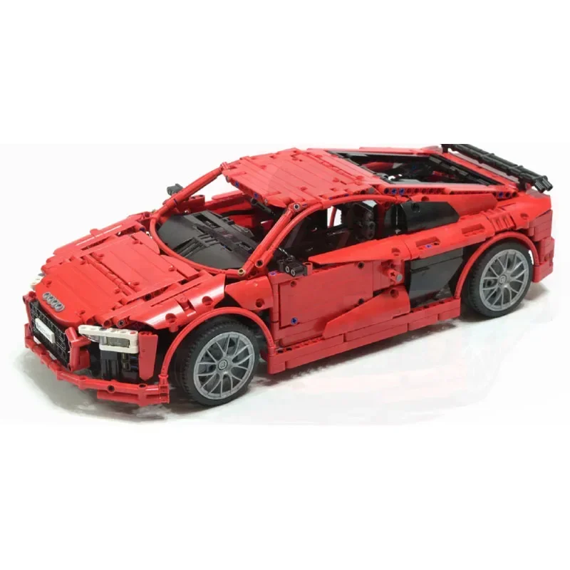 

Moc-4463 Building Block R8 Sports Car Assembly Modification Static Model Toy 1839PCS Building Block Toy DIY Birthday Gift