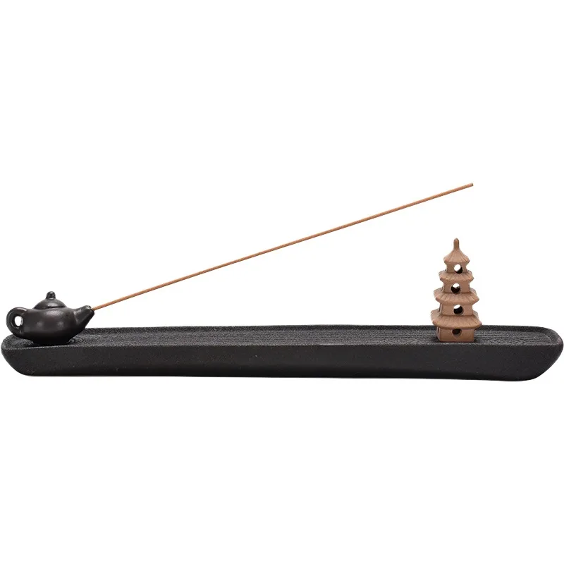 

Tea Portable Incense Censer Base Mini Holder Tea Ceremony Zen Incense Inserts Home Decoration Smell Aromatic Aromatherapy Tools