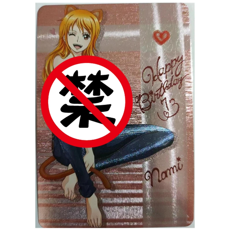 

1 шт./компл. DIY скрытая аниме-карта ONE PIECE Nami серии ACG сексуальная телесная карта игрушка подарок игра домашние аниме-коллекционные карты комиксов