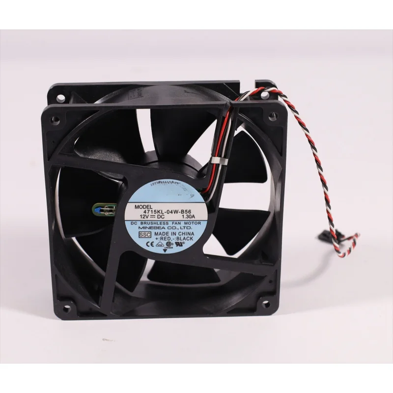 LL for Lot of 16 NMB 4715KL-04W-B56 5W190 DC 12V 4-Wire Airflow Cooling Fan 12CM MOTOR