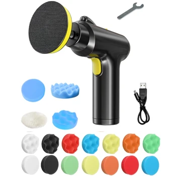 Car Polisher Handheld Wireless Polisher Polishing Waxing Machine Power Tool for Car Body Cleanig Waxing Repair Car Accessories