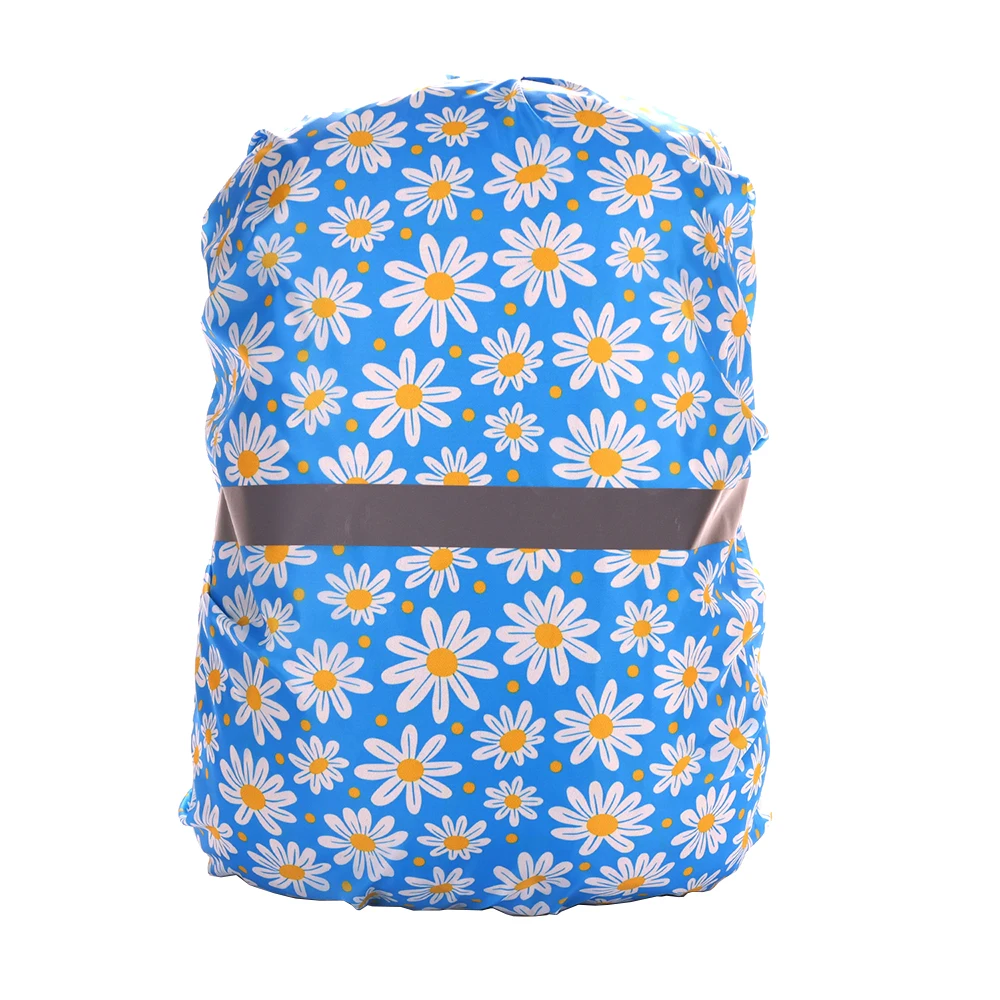 10L-55L Gym Waterproof Backpack Cover Women's Bag Reflective Case Color Printing Female Bags Rain Cover for Running Travel Trek