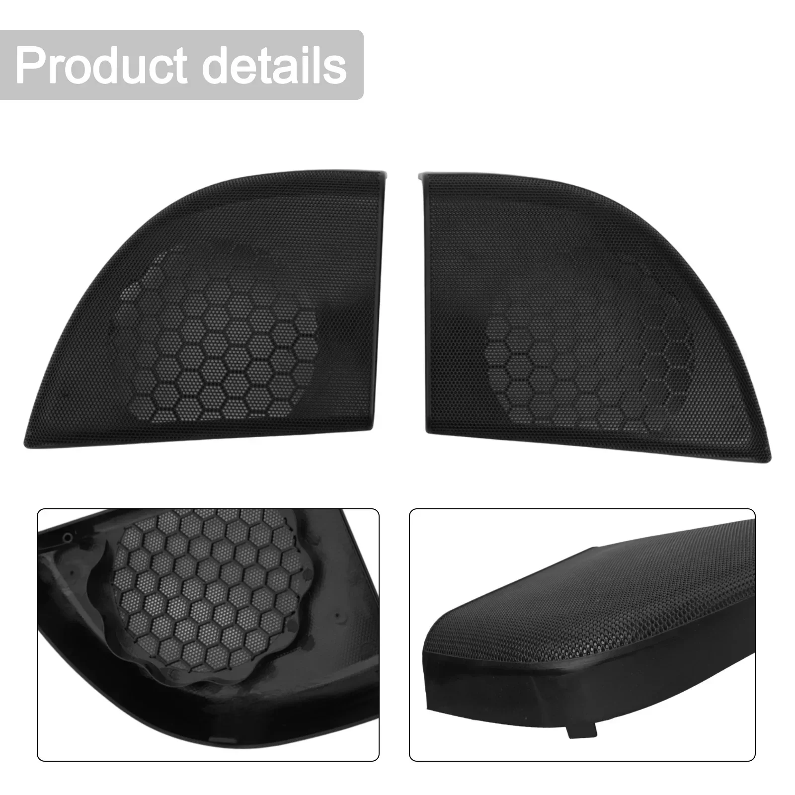 Fit For Mercedes-Benz W203 C-Class Coupe Coupe Speaker Cover C Class Coupe Speaker Cover ABS Material Direct Installation