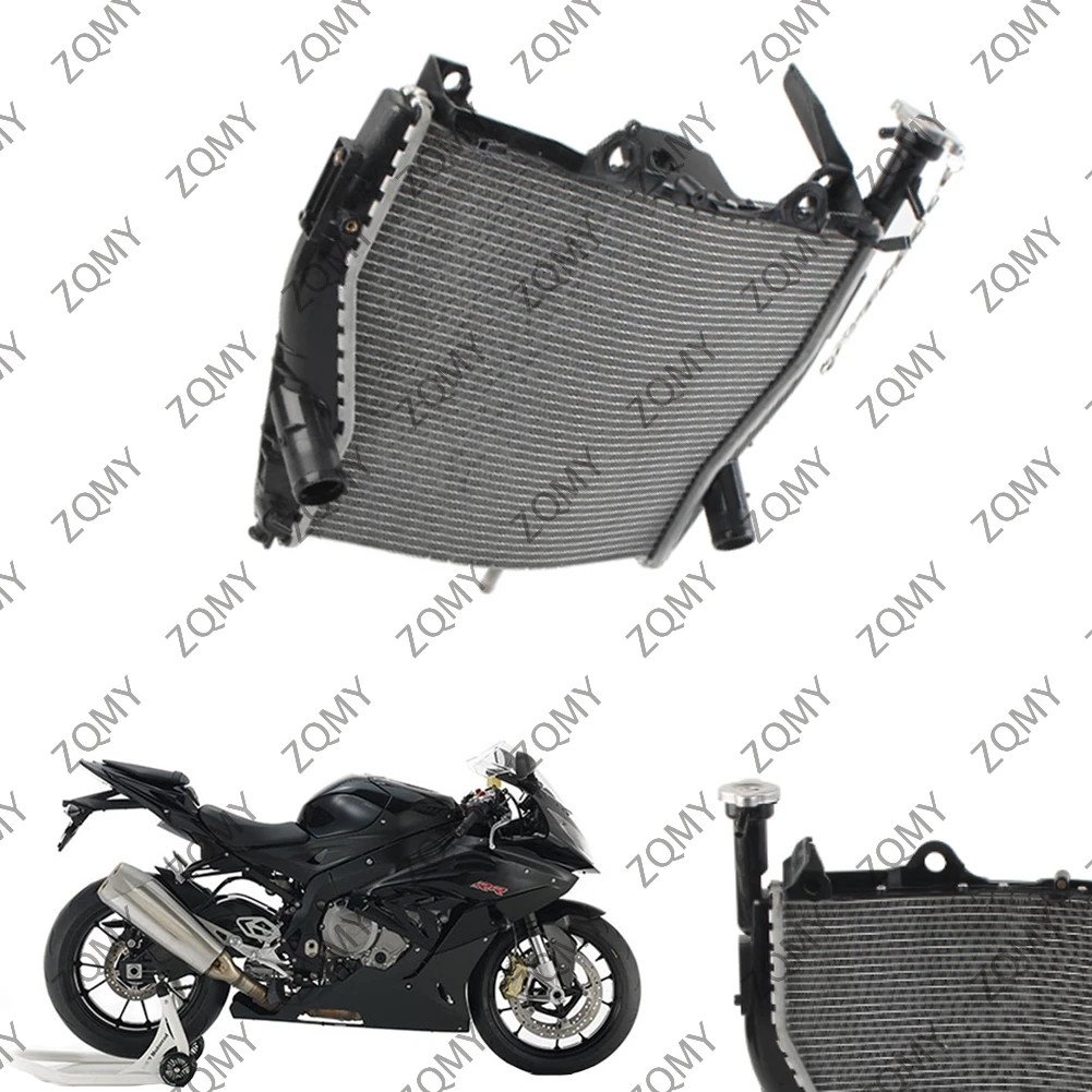 Black CNC Motorcycle Radiator Cooler With Protective Side Cover For BMW S1000RR 2009 2010 2011 2012 2013 2014 2015 2016 2017