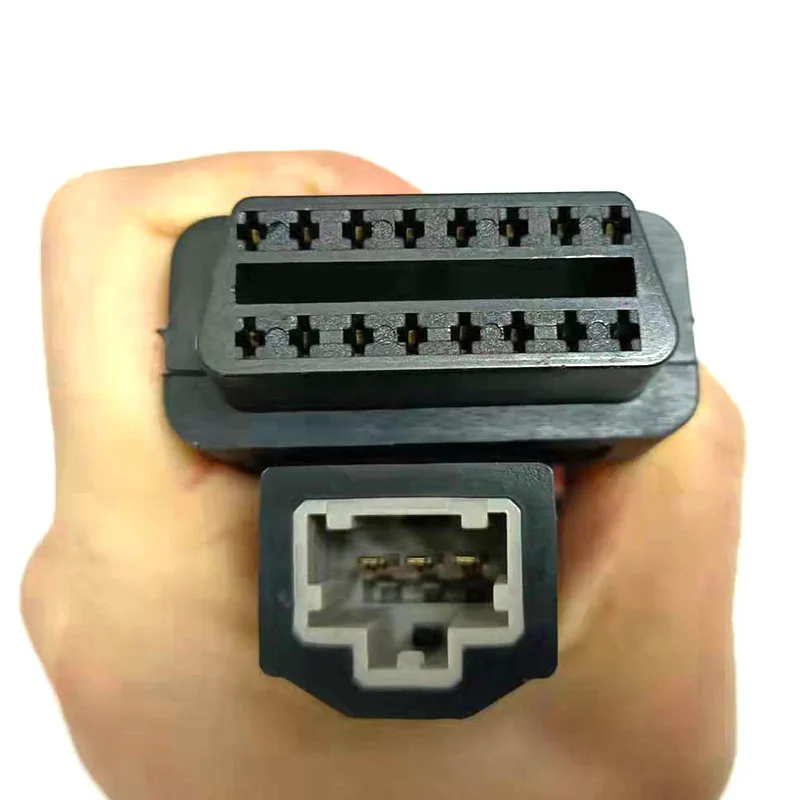 NEW OBD 2 Cable for Honda 3pin OBD1 Adapter OBD2 OBDII for Hon-da 3 Pin To 16 Pin Connector Compatible Diagnostic Tool
