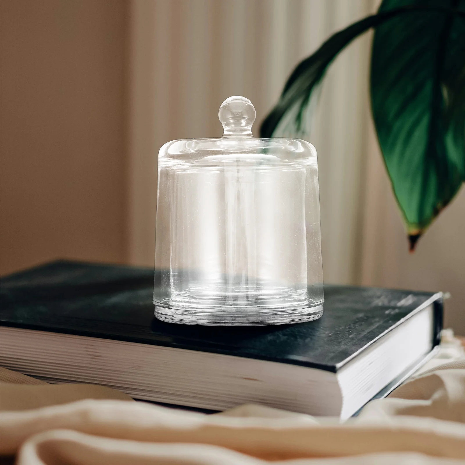 Clear Glass Holder Hurricane Design Transparent Votive Cup for Tealight Aromatherapy Wedding Home Table Decor