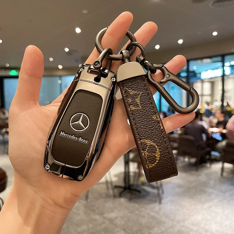 Car Key Case Cover Shell Fob For Mercedes Benz A C E S G Class W177 W205 W213 X167 W222 CLA GLE GLB GLS AMG Maybach