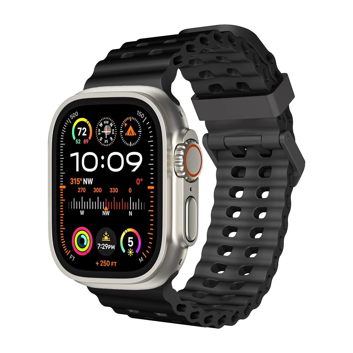 Pasek sportowy do zegarka Apple Watch Band Ultra 2 49 mm 45 mm 44 mm 42 mm Silikonowa bransoletka zamienna Correa do zegarka iWatch Series 9 8 7 6 4 SE