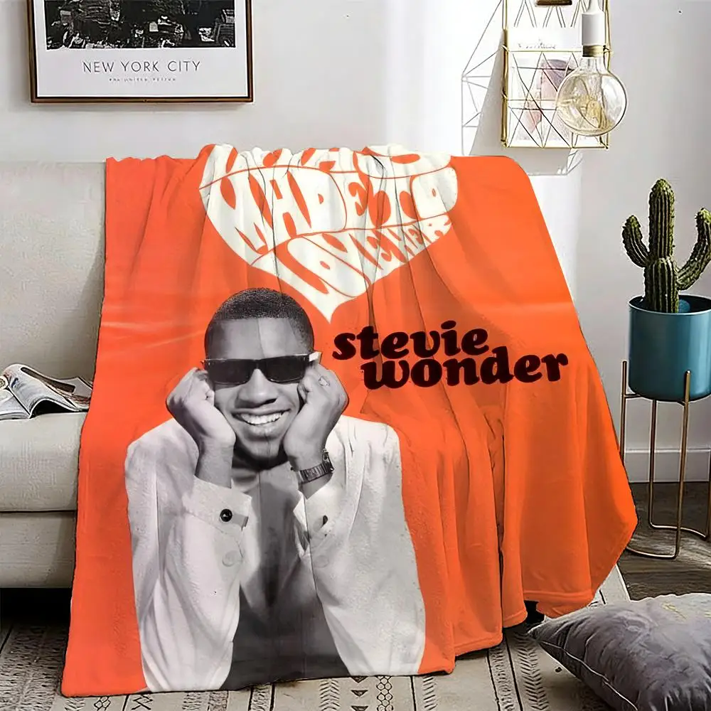 

Легкое фланелевое одеяло Stevie Wonder Throw, 240 г, мягкое, приятное для кожи, для летнего охлаждения