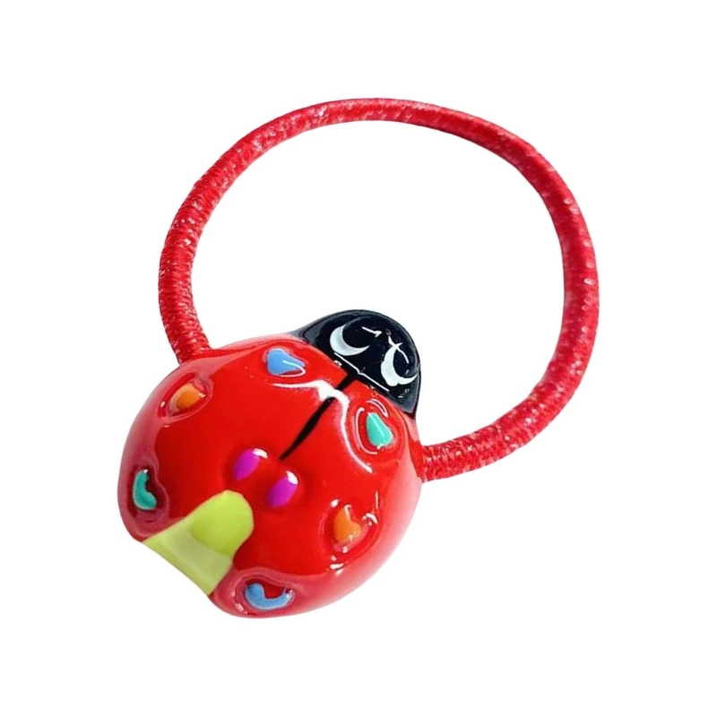 Princess Hair Clip Hair Tie Ladybird Hair Clamps Ladybird Hair Catch Barrettes Strong Hold Hairpin for Girls