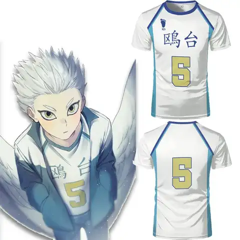 Popular Haikyuu Anime T-shirt Sakurai High School Volleyball Uniform Xinghai Takai Cosplay Short-sleeved Men's And Women's Tops